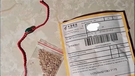 china seeds warning what are they